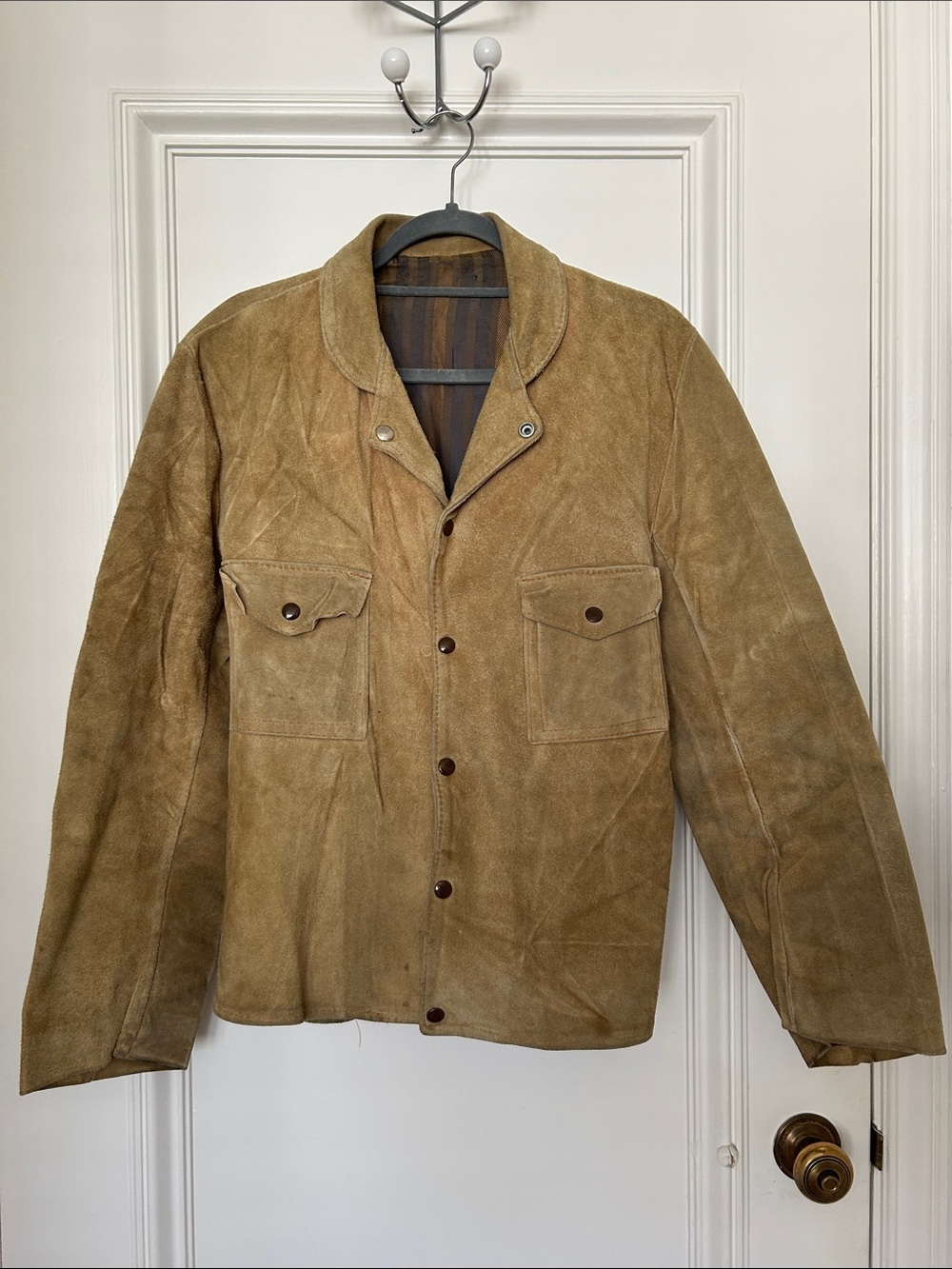 Vintage Tan Suede Jacket